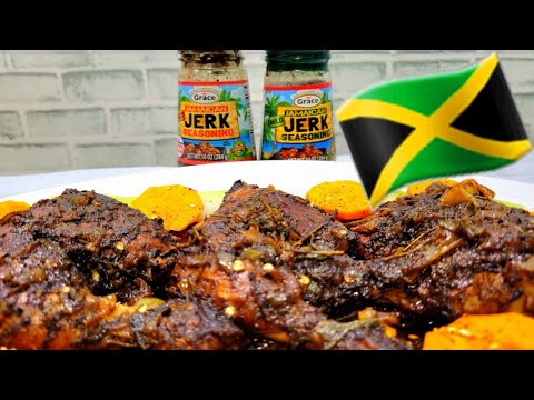 Grace Stove Top Jerk Chicken 🇯🇲 #jamaicanfood #food #cooking #Jerkchicken #recipe