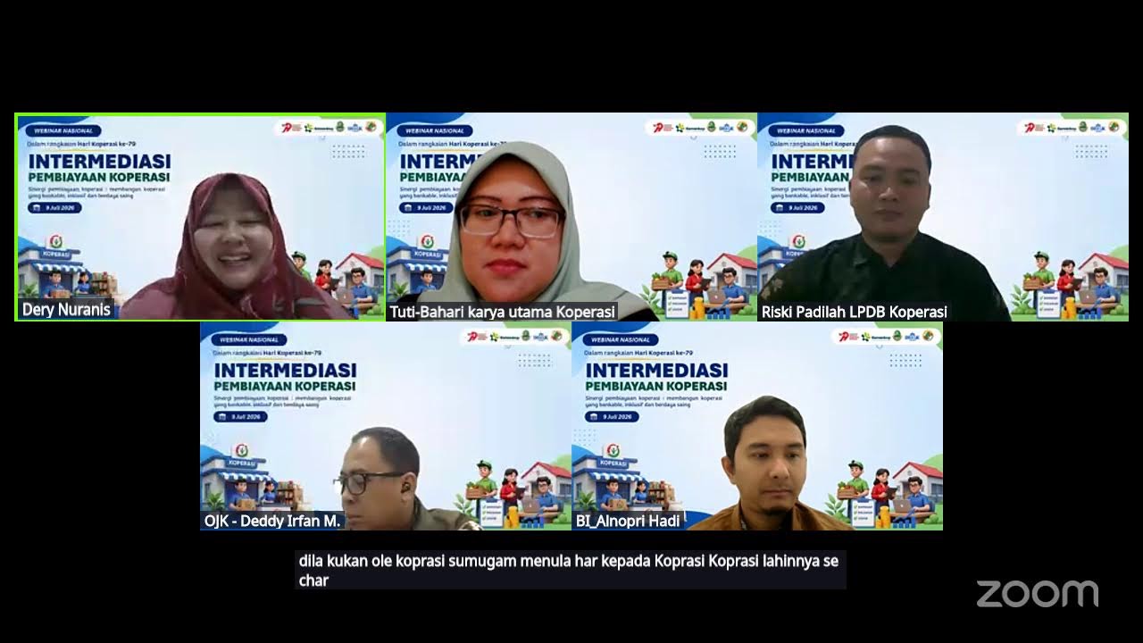Webinar Nasional Intermediasi Pembiayaan