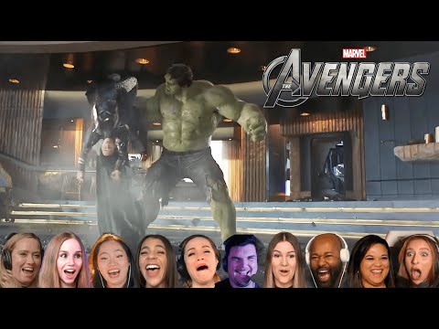 Best Reactions to "Puny God: Hulk vs Loki" | Avengers (2012)