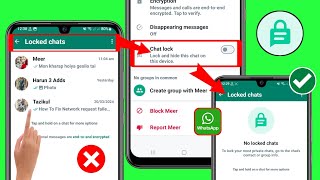 How To Unlock Locked Chat on WhatsApp (Update 2024) || Unhide Lock Chat in WhatsApp