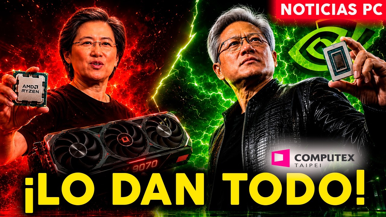 NVIDIA REVOLUCIONA el PC y AMD presenta nuevas GPU y CPU  | Noticias PC Computex