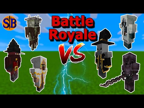 Sathariel Battle - Iron's Spells n' Spellbooks Battle Royale! | Minecraft Mob Battle