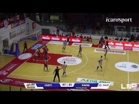 Icaro Sport. Caffè Mokambo Chieti-RivieraBanca Basket Rimini 74-83, il servizio