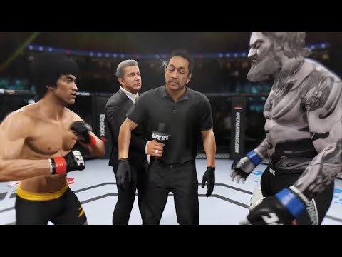 Bruce Lee vs. Old Krampus - EA Sports UFC 2 - Epic Fight