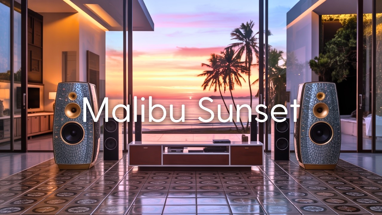Malibu Sunset Lounge | Tropical Coast Vibes with Relaxing Ocean Beats