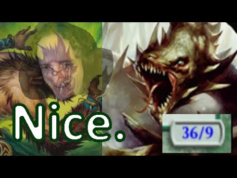 BERSERKING MUTATING WURMS - Vintage Masters Draft #3