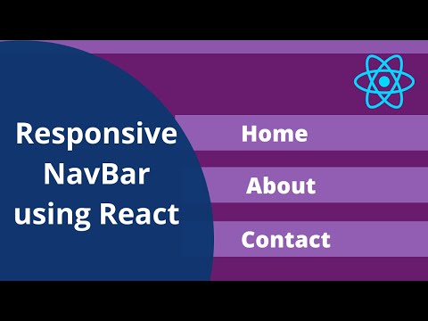 Responsive Navbar using React, React BootStrap and React Router Dom