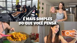 MINHA ROTINA REAL | treino + alimentação + preparo da semana (sem complicação!) 🔥✨