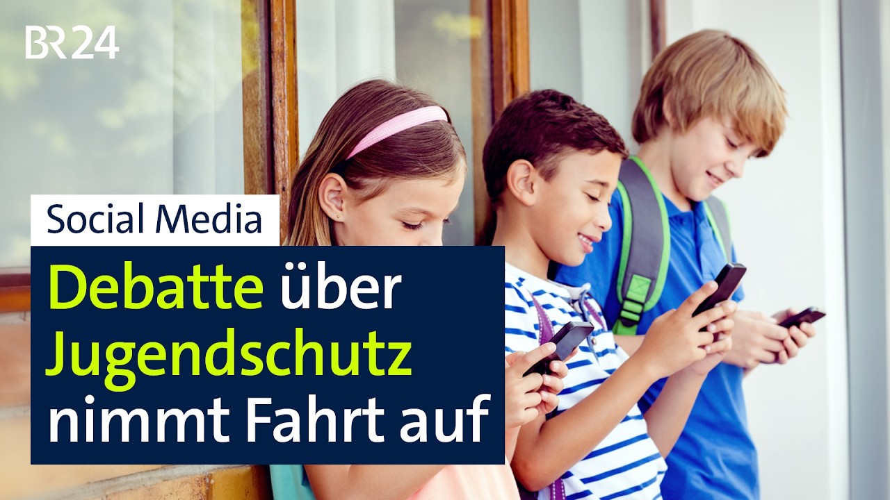 Socialmedia-Verbot: Debatte über Altersbeschränkung | BR24