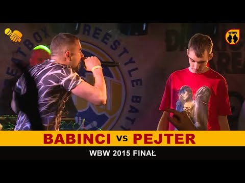 Babinci 🆚 Pejter 🎤 WBW 2015 Finał (freestyle rap battle) Półfinał
