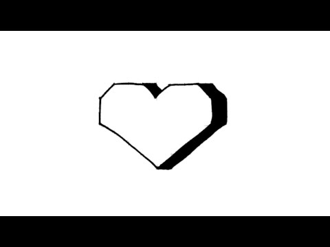 How to draw a 3D Heart