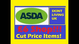 £6 Asda Shop with lots of yellow stickers #cheapfood #cheapshopping #simpleliving #budgetfriendly