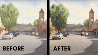 Best way to Finish Your Watercolor Painting