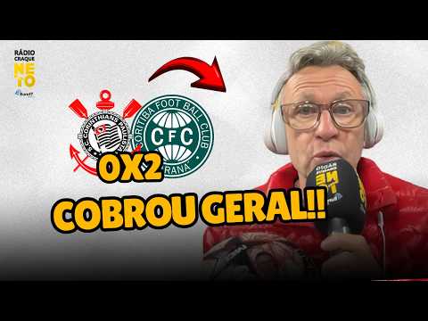 CRAQUE NETO COBRA ELENCO CORINTHIANO APÓS DERROTA VEXATÓRIO CONTRA O CORITIBA