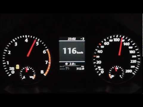 Volkswagen Scirocco 1.4 TSI 122 PS Acceleration Beschleunigung 0-100 km/h