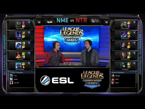NA LCS Expansion NME vs NBT Game 1 Highlights