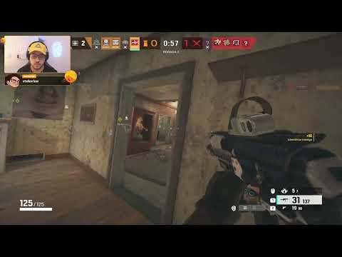 4K/CLUTCH 1V2 DO GC COM O GRANDE MESTRE TACHANKA - MELHORES MOMENTOS RAINBOW SIX SIEGE