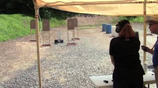 preview picture of video 'GSSF Match - Marietta, Ohio 7/26/2014 Beth Shooting Glock 'M'