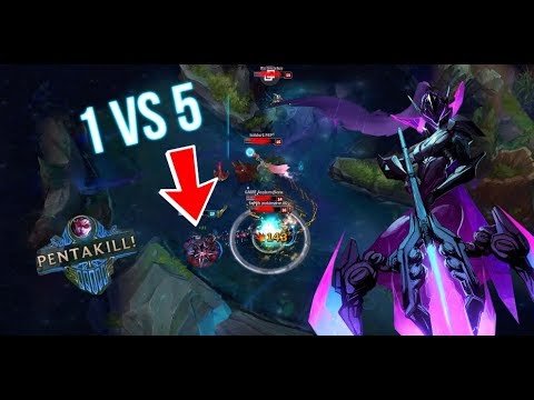 1VS5 PENTA WITH VAYNE / EPIC VAYNE PLAYS [ League of Legends ]