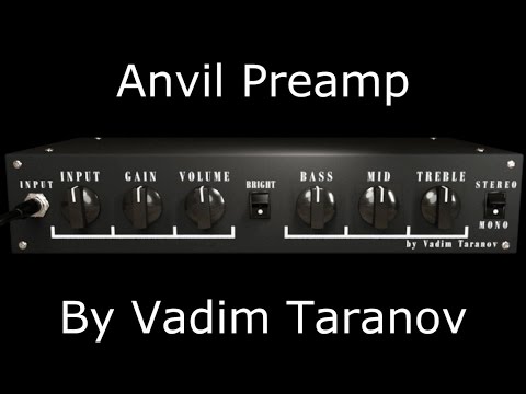 Anvil Preamp By Vadim Taranov - Virtual High Gain Amp - Metal Tone Test (Free Vst Plugin)