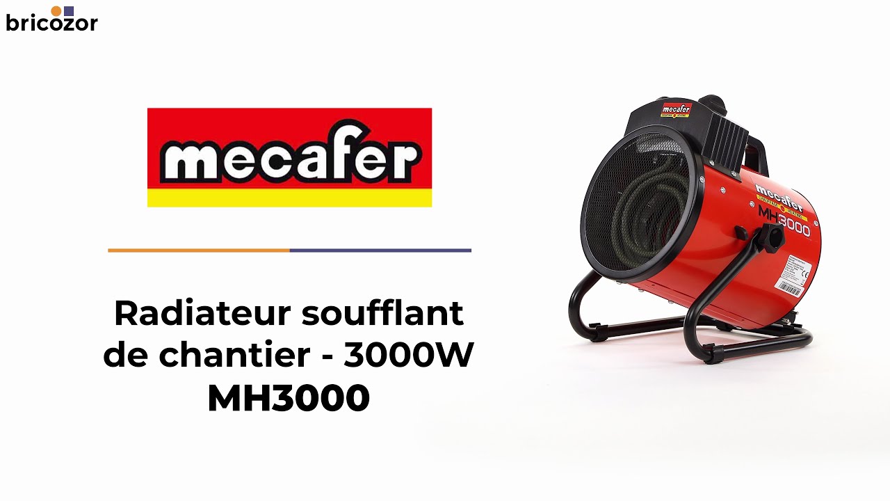 CHAUFFAGE DE CHANTIER 3000W TURBO - MH3000 MECAFER