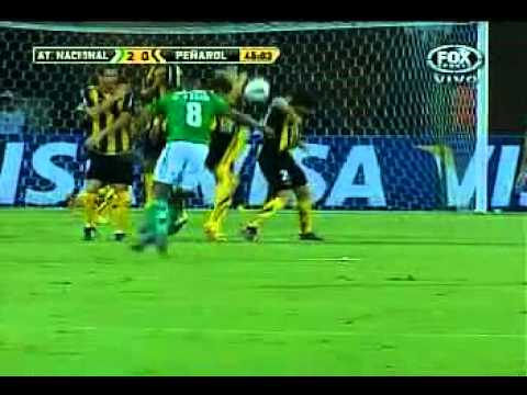 Golazo de Dorlan Pabon de Atletico Nacional a Pearol por Copa Libertadores