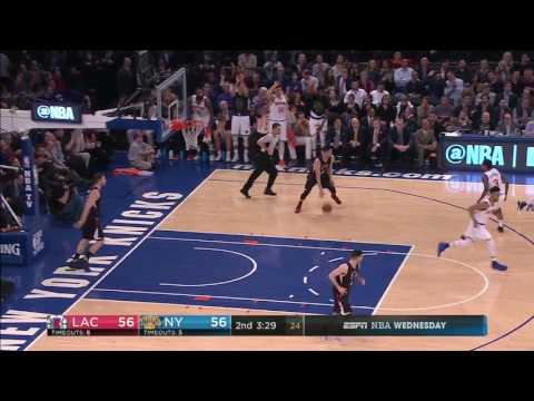 Kristaps Porzingis vs Los Angeles Clippers 08.02.2017 (27Pts)