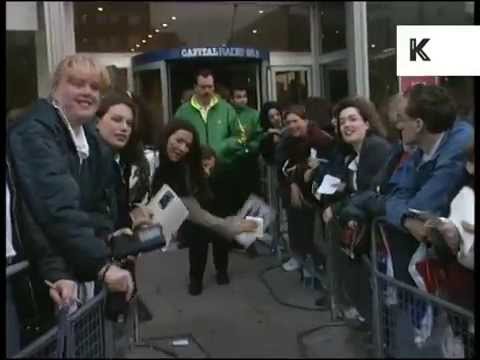 1995 Screaming East 17 Teenage Girl Fans, 1990s Boyband Archive Footage