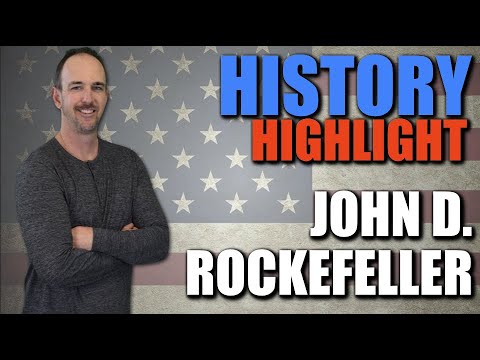 History Highlight -- John D. Rockefeller