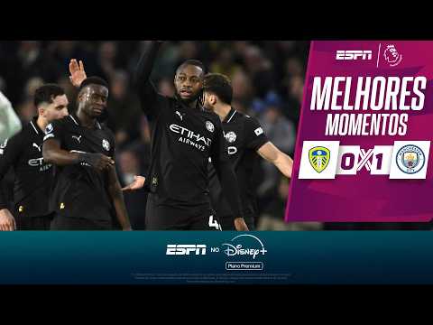 MANCHESTER CITY VENCE O LEEDS COM GOL DE SEMENYO E SEGUE NA COLA DO ARSENAL NA PREMIER LEAGUE