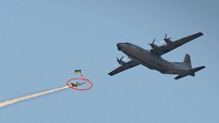 Russian C-130 pilots try to escape Ukrainian missiles the security system failed.