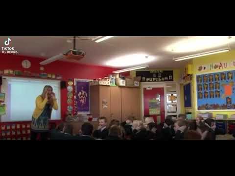 Irish teacher yells quiet