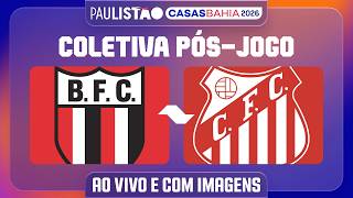 BOTAFOGO X CAPIVARIANO - COLETIVA PÓS-JOGO | PAULISTÃO CASAS BAHIA 2026
