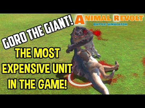 NEW! GORO THE GIANT vs EVERY UNIT | Animal Revolt Battle Simulator | JUST BATTLE Series