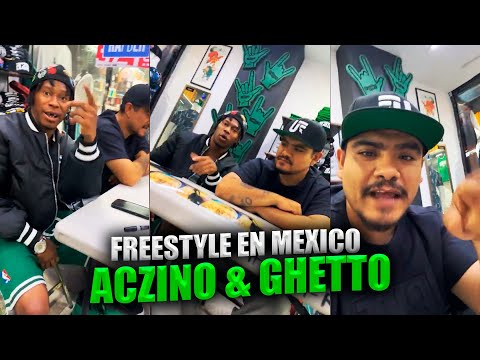 ACZINO & Ghetto Freestyle en Mexico 2025 💀🔥