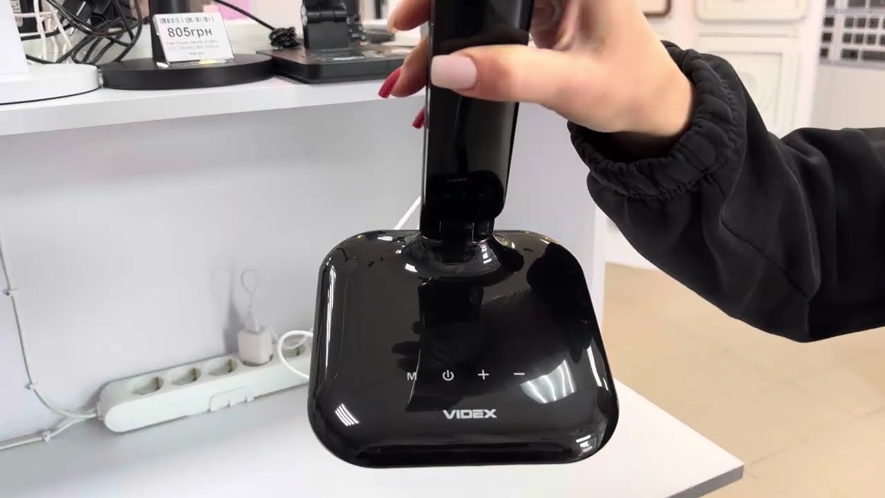 Настольный LED светильник VIDEX VL-TF05B 7W черный (VL-TF05B)