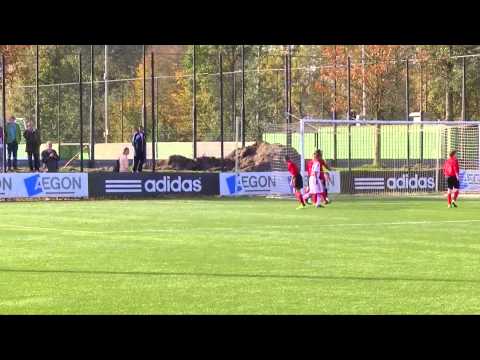 Damian Stiemer, 12 jaar, Ajax D1 - AFC D1, d.d 01-11-2014