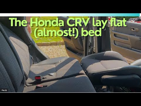 Honda CRV - The built in bed!