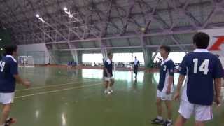 preview picture of video 'Japan Masters Handball 2013 in Hanamaki, Kuramae vs Yuzawa 1st Half'