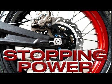 UPGRADED INSANE STOPPING POWER - STOPS ON A DIME WITH E-BIKE GARAGE SURRON LBX BRAKE KIT