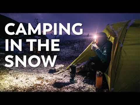 Backpacking in an Early Season Snowstorm in Québec | Overnight Adventure