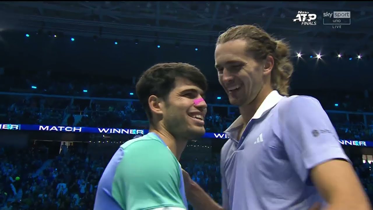 Il clamoroso ULTIMO GAME tra Zverev e Alcaraz | ATP Finals