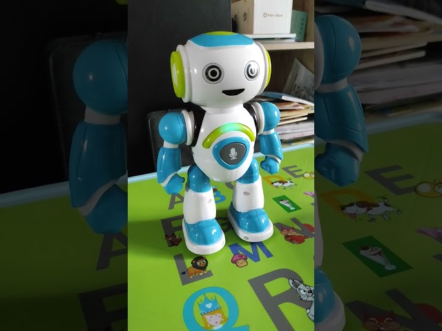 Vídeo relacionado con LEXIBOOK, Powerman Jr., Robot Juguete Interactivo Inteligente, Que Lee en la Mente, Juguete para Niños, Bailando, Juega, Música Cuestionario de Animales, Stem, Control Remoto, Programable, ROB20ES