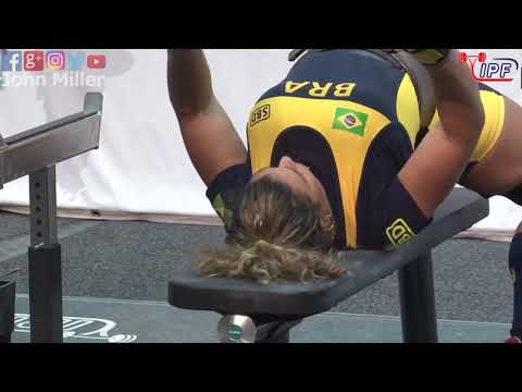 Ana Castellain - 4th Place 522.5kg Total - 72kg Class 2019 Womens IPF Classic Worlds