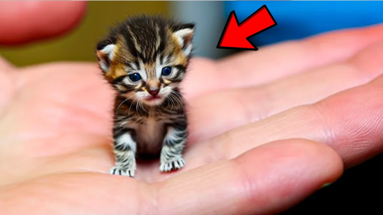 Woman Rescues Tiny Kitten  Vet Tells Her This After Taking A Closer Look