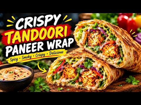 Crispy Tandoori Paneer Wrap