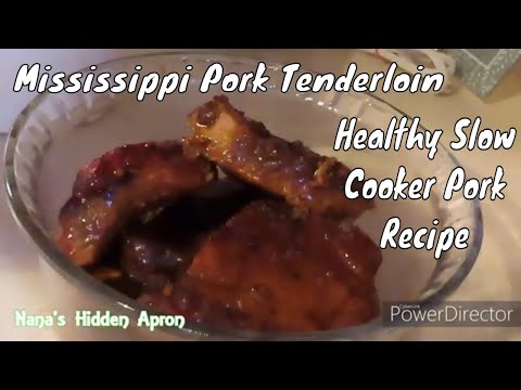 Healthy Slow Cooker Pork Recipe ~ Mississippi Pork...