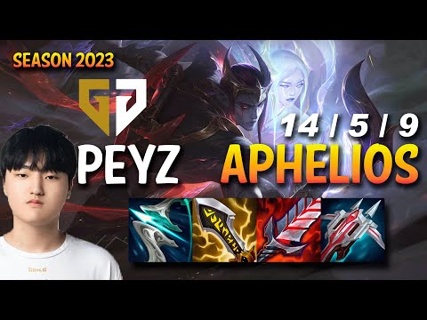 GEN Peyz APHELIOS vs JINX ADC - KR Ranked