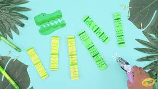 Crayola Cardboard Crocodile || Crayola CIY