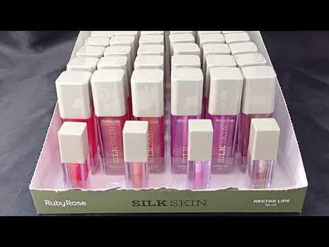 LIP OIL NECTAR LIPS SILK SKIN RUBY ROSE 5,5 ML BOX COM 36UN